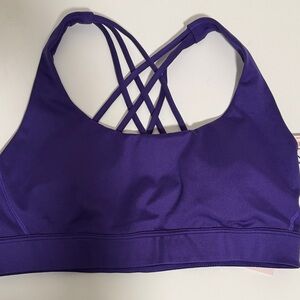 Victoria's Secret Purple Strappy Sports Bra
